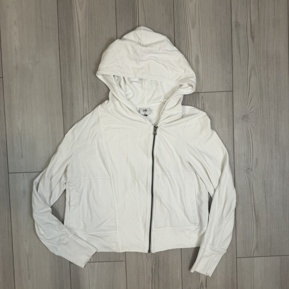 CAbi Jackets & Blazers - Cabi Debut Zip Up #6254 White Women's Size Medium Pockets